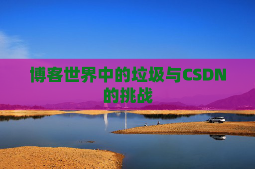 博客世界中的垃圾与CSDN的挑战